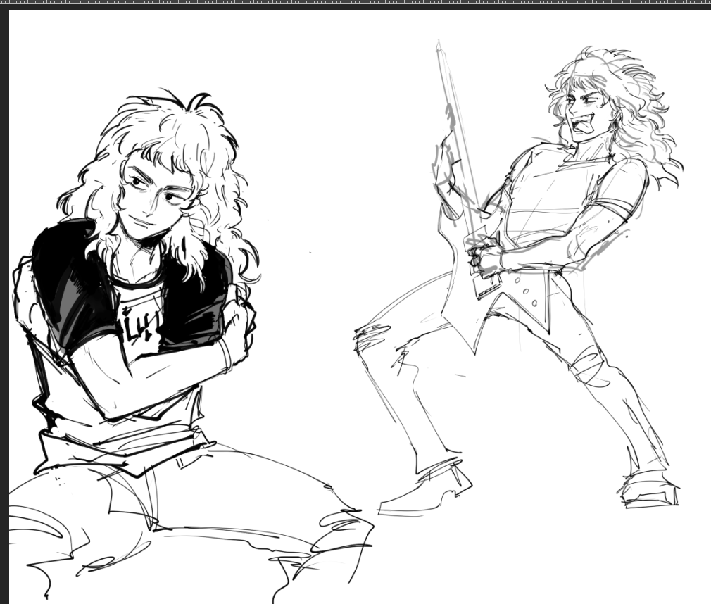 old eddie sketches 🎸 