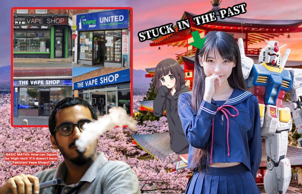 RIDDLE ME THIS: If Japan is so Great, Where are its Pakistani Vape Shops?  People point to Japan as an example of high social trust