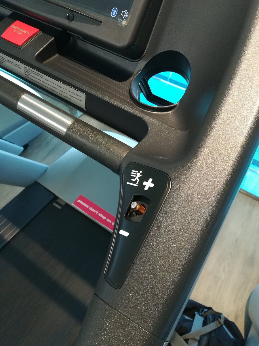 tyroneTStyle's tweet photo. @virginactiveSA why the poor maintenance at Eastgate gym?
A few Treadmills have these knobs missing. https://t.co/5fYofEh0BC