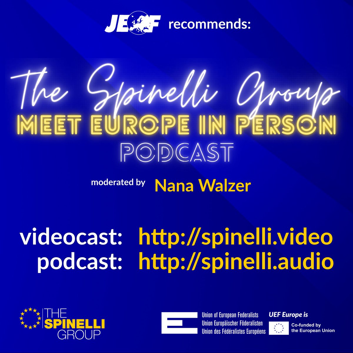 JEF Austria (@jef_at) on Twitter photo 👉 Tipp: <a href="/SpinelliGroup/">The Spinelli Group</a> 🇪🇺 Meet Europe in Person Podcast <a href="/federalists/">European Federalists</a> moderated by <a href="/NanaWalzer/">Nana Walzer 🇪🇺</a>
videocast: spinelli.video
podcast: spinelli.audio 👉 Tipp: <a href="/SpinelliGroup/">The Spinelli Group</a> 🇪🇺 Meet Europe in Person Podcast <a href="/federalists/">European Federalists</a> moderated by <a href="/NanaWalzer/">Nana Walzer 🇪🇺</a>
videocast: spinelli.video
podcast: spinelli.audio