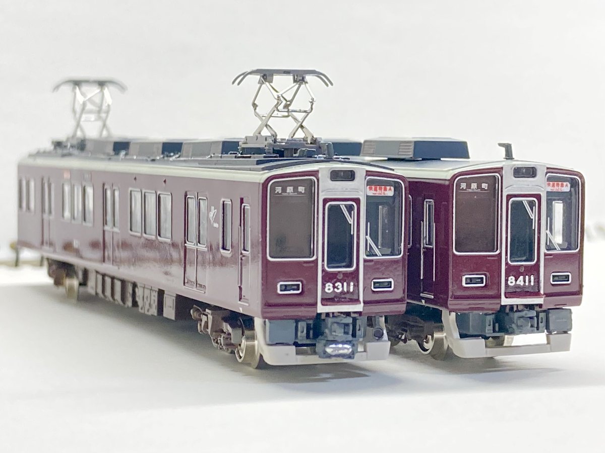 阪急8300系 C#8311×6R 完成です🎉 6300系京とれいんの代走で運用してい