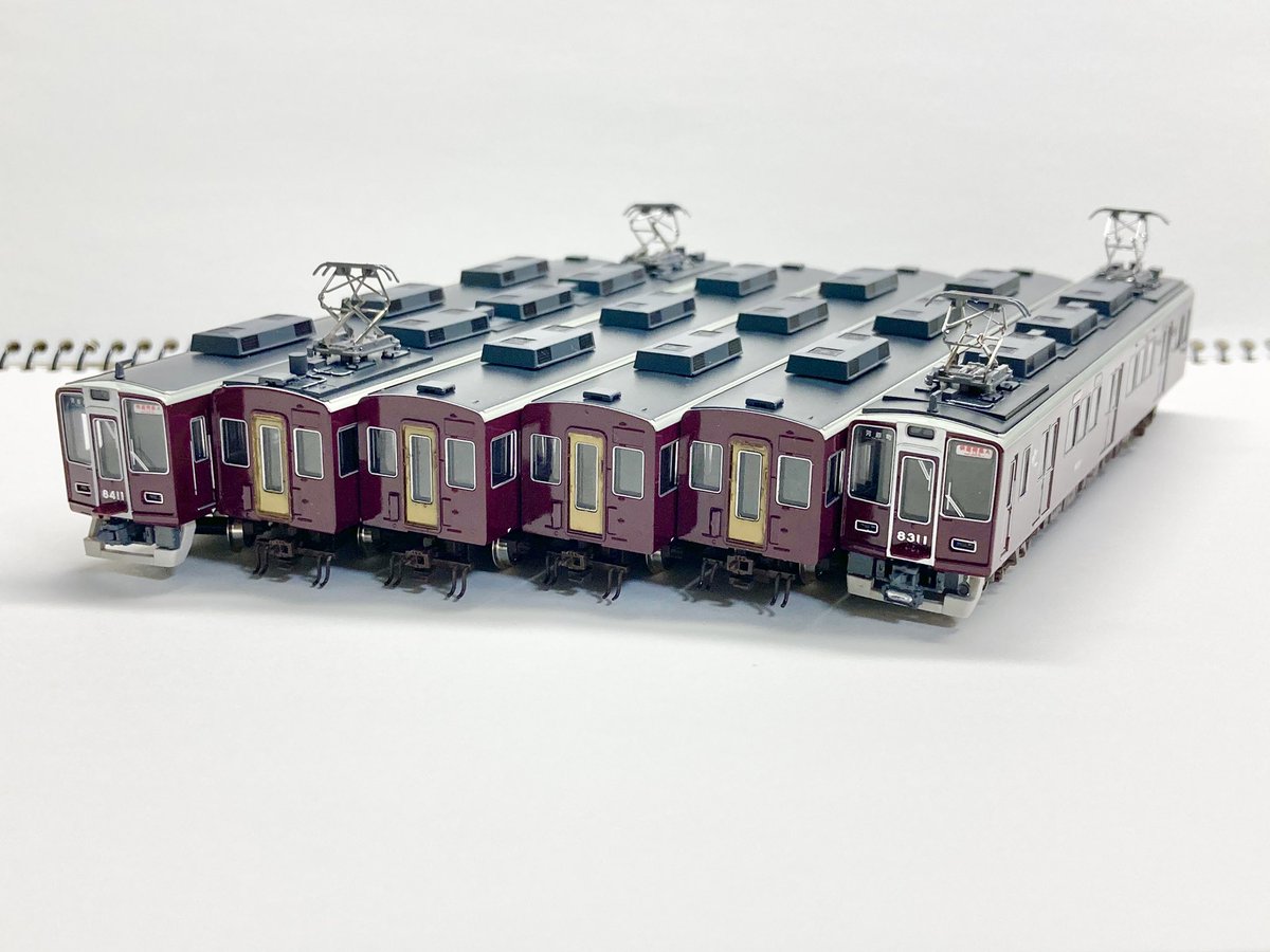 阪急8300系 C#8311×6R 完成です🎉 6300系京とれいんの代走で運用してい