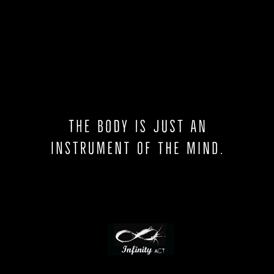 infinity_act's tweet photo. The body is just an instrument of the mind. 

#life #lifelessons #quotes #lifequotes #quoteoftheday #creators #infinity #infinityact #quote #facebookquotes #instagramquotes #body #mind #positivevibes @infinity_act https://t.co/oSmBrSnFQ5