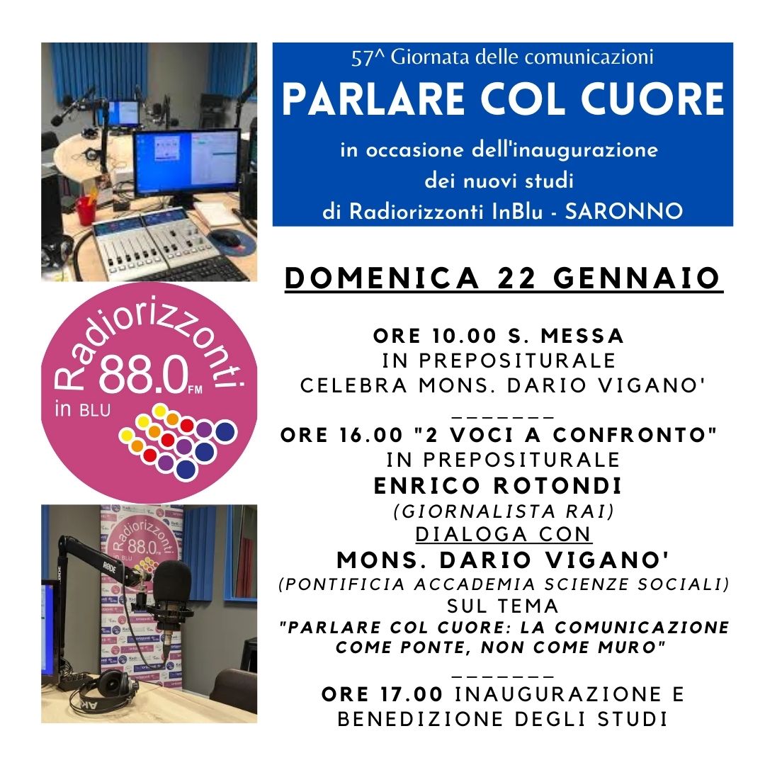 Radiorizzonti1's tweet photo. Domani inauguriamo gli studi ristrutturati di @Radiorizzonti1 https://t.co/YSGUitrYF3