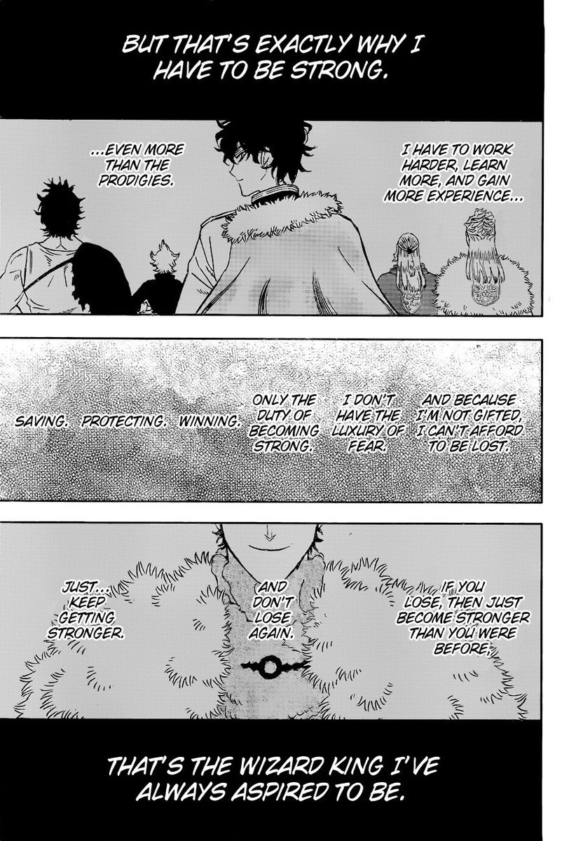 GalaxyDanGan's tweet photo. #BCSpoilers #BC348 And this newest chapter feels like the culmination of all of this. Asta was not born gifted, so he has a different perspective from others. All he can do at his level is grasp at any and everything he can that will help him get stronger. https://t.co/kyPipGzj7Z