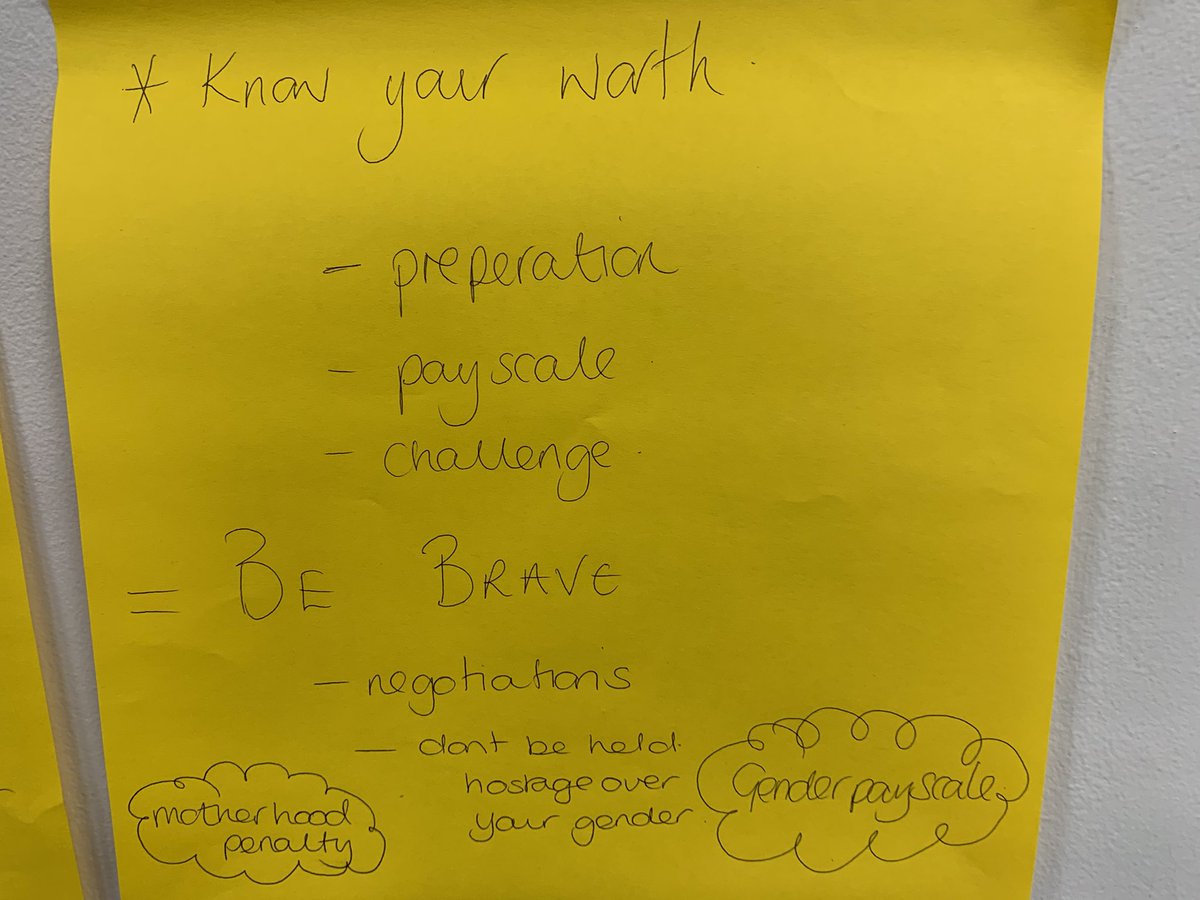 ViviennePorritt's tweet photo. #AWLConf Negotiation- #KnowYourWorth Be brave. 💜💜#WomenEd 4. https://t.co/6TfaZHKkB7