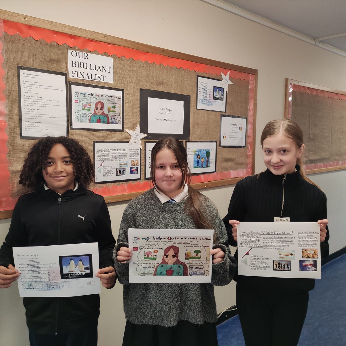 Pupils a VPS took part in 'Mother Tongue Other Tongue',
writing poems in their own languages. Well done to Alejandro and Barbara who received special commendation. Nikola has been shortlisted for the final – fantastic!’  #TeamValley #EAL #MTOT_SCILT #ScotlandLovesLanguages