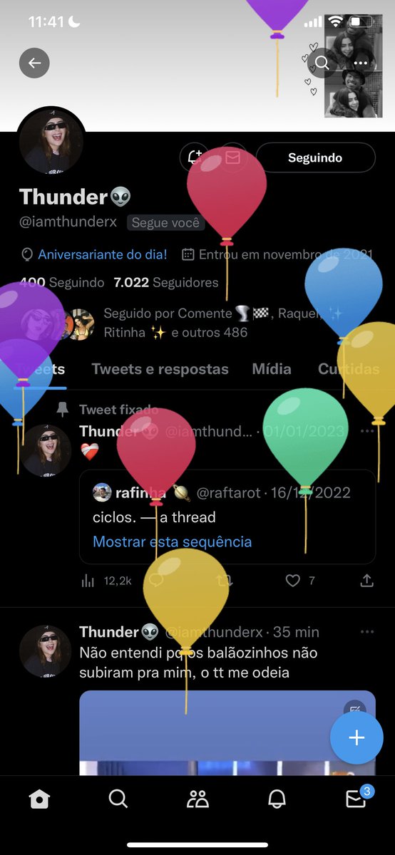 lizestrelar's tweet photo. @iamthunderx subiu sim irmã!! feliz aniversário ❤️ https://t.co/NeD6OX7RPD