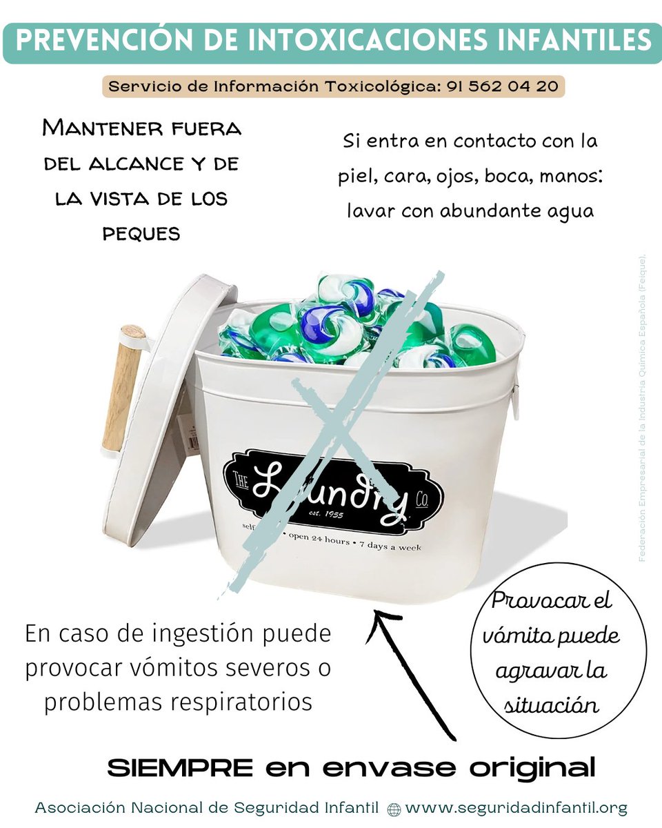 Pekeseguro's tweet photo. ¿Por qué insistimos tanto en no cambiar de envase?
Pese al #ruidovisual
Si se produce una #intoxicación vas a tener que responder a preguntas para ayudarte a actuar y evitar a tu peque graves consecuencias. ¡Necesitas el envase!
Más https://t.co/4QqezgYPbz
#seguridadinfantil https://t.co/836RwkTFAw