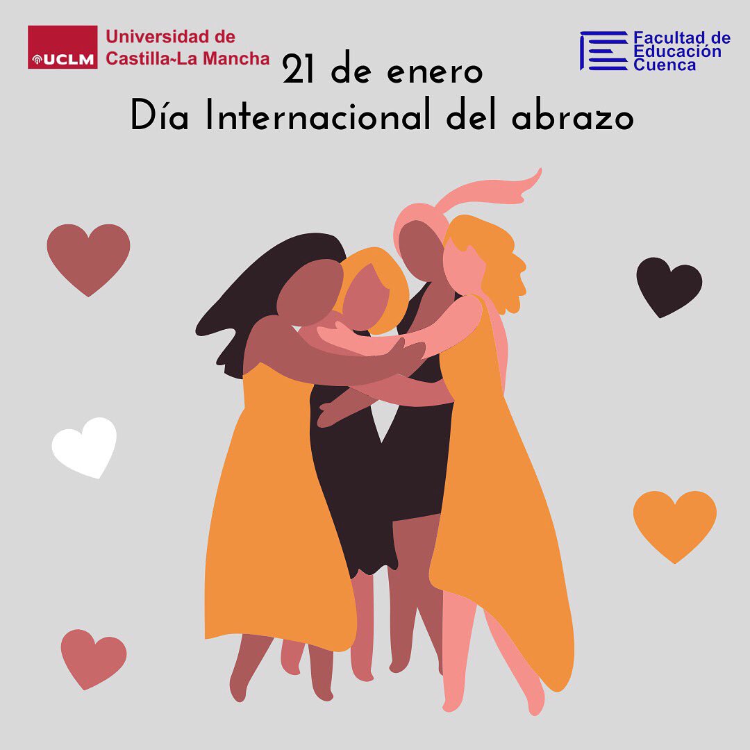 FacEducacionCu's tweet photo. Hoy abraza a todo el mundo y regala tu mejor sonrisa.
¡FELIZ DÍA INTERNACIONAL DEL ABRAZO! https://t.co/GKvHc6m6Ct