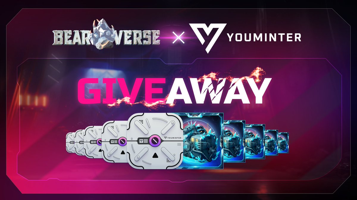 #AMA with our partner - 
@Youminter

⏰ Monday, January 21th, 2 PM CET
🎁 15 NFTs (5 #NFTs from Bearverse, 10 NFTs from YouMinter)

Rules: 
1️⃣ Like &amp; retweet this post, follow 
<a href="/youminter/">YouMinter</a>
 and 
<a href="/BearverseGame/">Bearverse</a> 

2️⃣ Post your questions &amp; tag 3 friends!

 #nft #NFTCommunity #Crypto