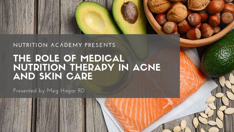 Nutrition_Acad's tweet photo. Are you interested in expanding your scope of practice by helping patients use medical nutrition therapy to help improve their acne symptoms?
If so, we have an amazing live 1.5-hr online workshop for you! check it out here:
https://t.co/XylMdC6xHA https://t.co/N65wP9CwnV