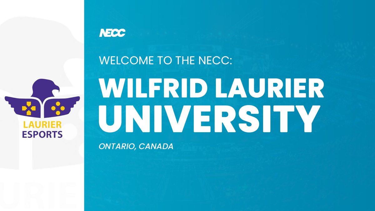 𝗡𝗘𝗪 𝗠𝗘𝗠𝗕𝗘𝗥❗️ 

We're excited to welcome the Wilfrid Laurier University esports family to the NECC beginning this semester 🤝

Go check them out: 
Twitter ⇢ @lauriervalorant