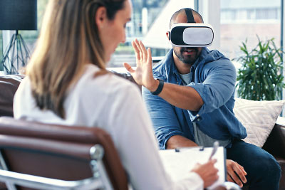 Virtual reality (#VR)–based exposure therapy is as effective as traditional exposure therapy for combat-related posttraumatic stress disorder (#PTSD). ow.ly/VNjA50Mkeka #MentalHealth #PsychTwitter #MedTwitter