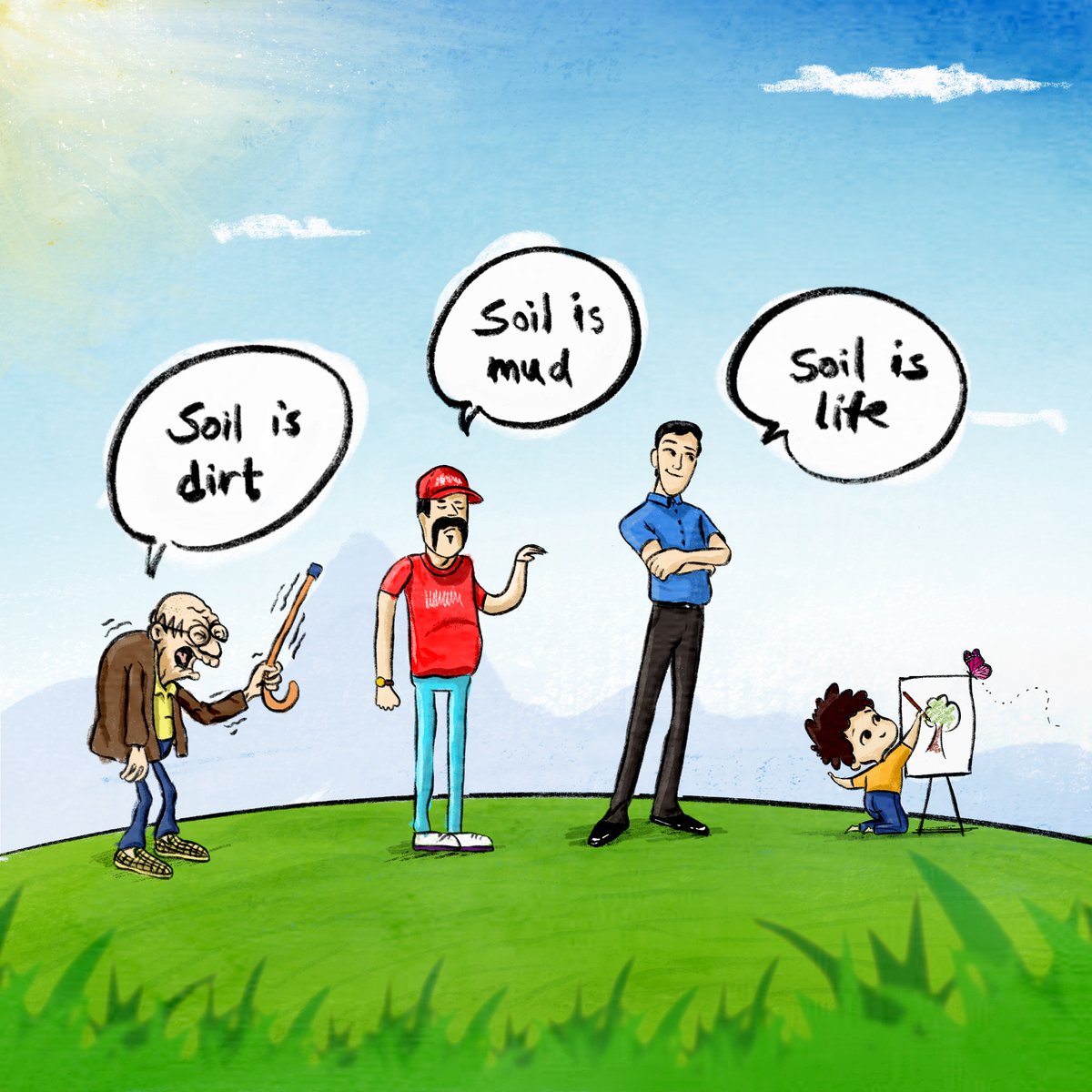 cpsavesoil's tweet photo. Without sufficient organic content, #soil could go extinct, threatening the food supply for future generations. As you enjoy your next meal, take a moment to remember that this food that gives you life comes from soil - the foundation of all life on the planet.
#SaveSoil https://t.co/Z5JN9zemCK
