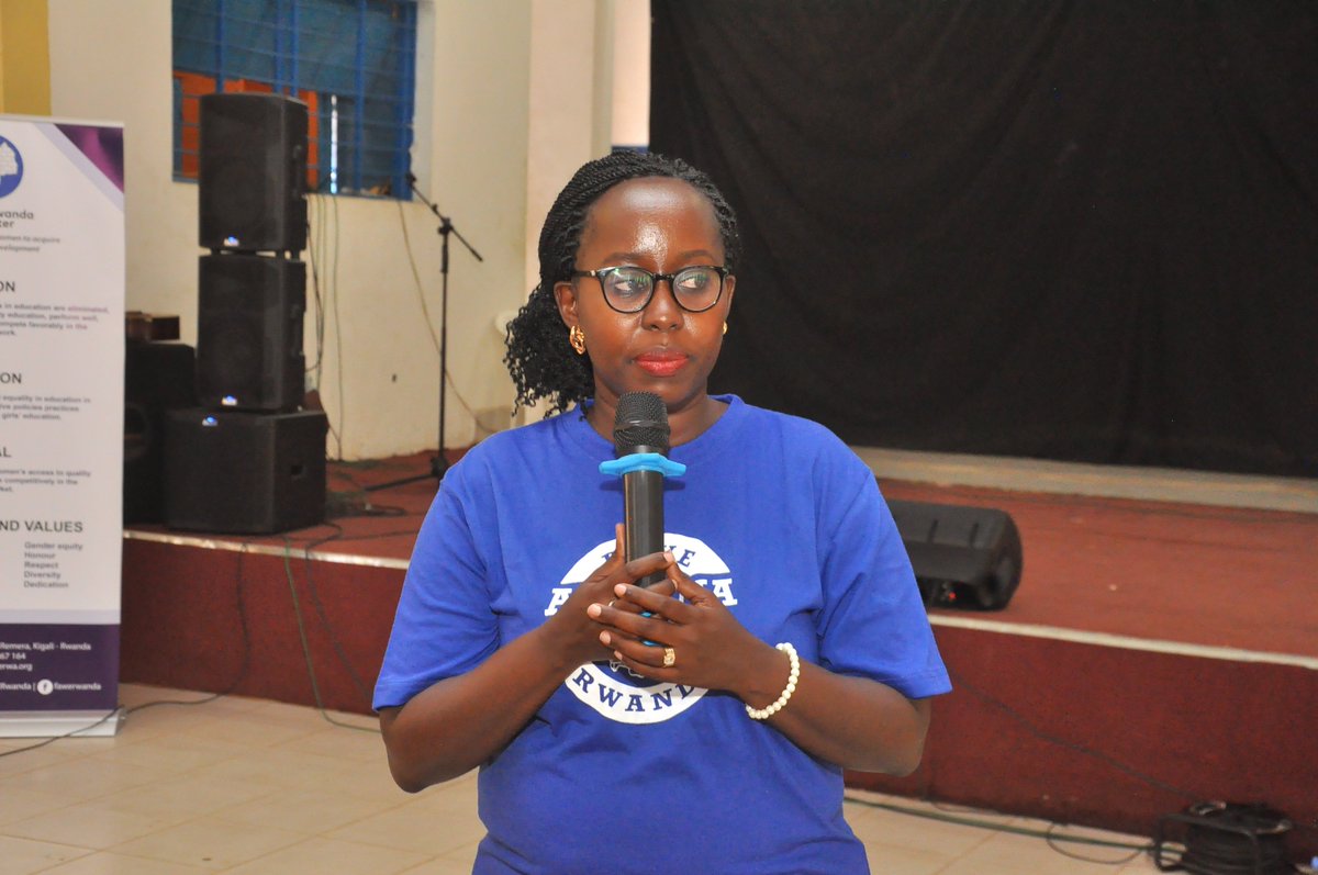 FAWERwanda's tweet photo. In her remarks, Ms. Sheila K. @FAWERwanda 1st vice-chairperson &amp; Alumni expressed her heartfelt gratitude to the management of #Indaro Center for providing a platform to #Mentor &amp; #Inspire the next generation &amp; assured further cooperation in other activities they will organize. https://t.co/OdzPTLzLEw