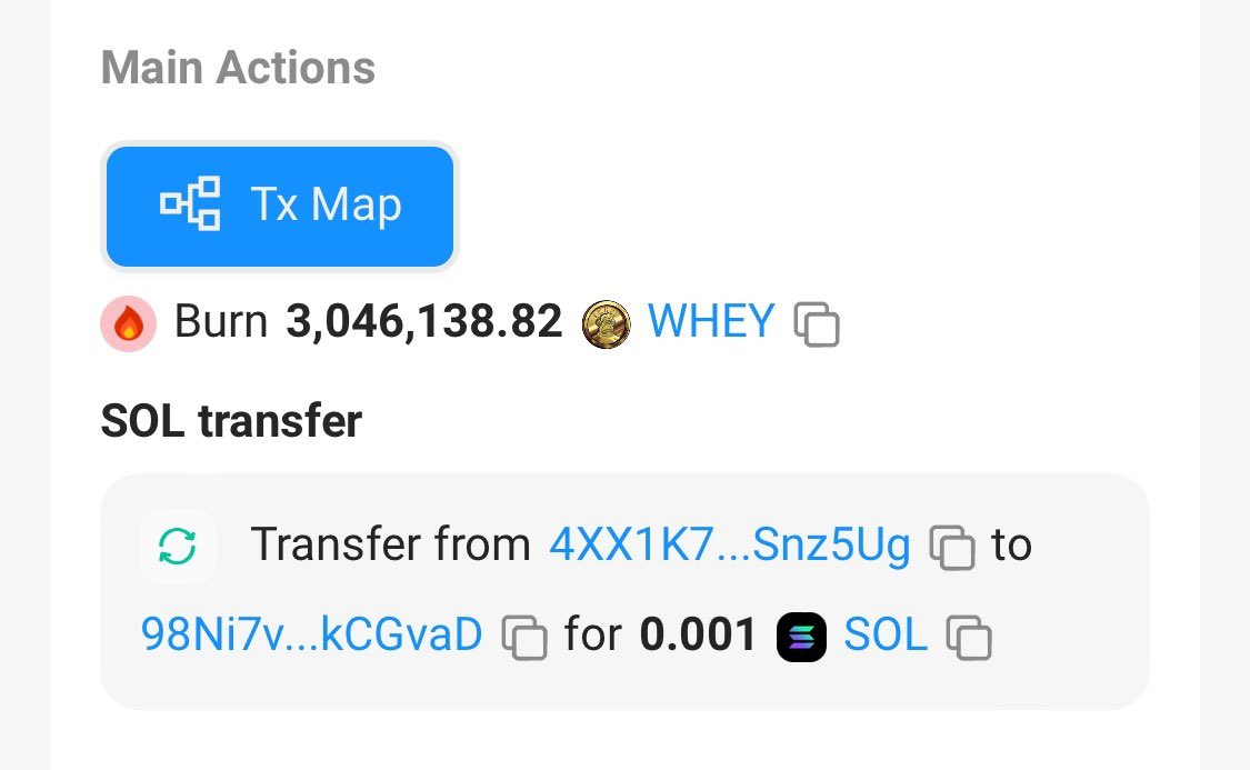 MyTrainingApps's tweet photo. Just burned ~3M $WHEY 🔥 

Approximately 14% of our current circulating supply and 3% of our total supply. https://t.co/WwkHObeTS8