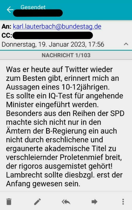 Nachplappergei's tweet photo. Diese Art von Briefen ist reine Zeitverschwendung, @DrPuerner!
So muss man mit dem reden: https://t.co/EU85vjubvh