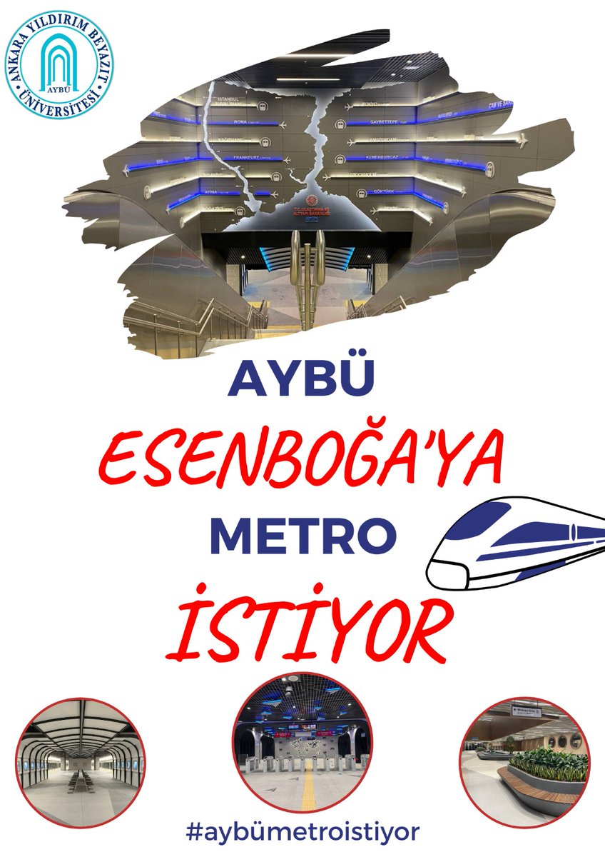 #aybüesenboğayametroistiyor
#AYBÜ HIZ İSTİYOR!
<a href="/RTErdogan/">Recep Tayyip Erdoğan</a> <a href="/tcbestepe/">T.C. Cumhurbaşkanlığı</a> <a href="/akaraismailoglu/">Adil Karaismailoğlu</a> <a href="/UABakanligi/">T.C. Ulaştırma ve Altyapı Bakanlığı</a>
