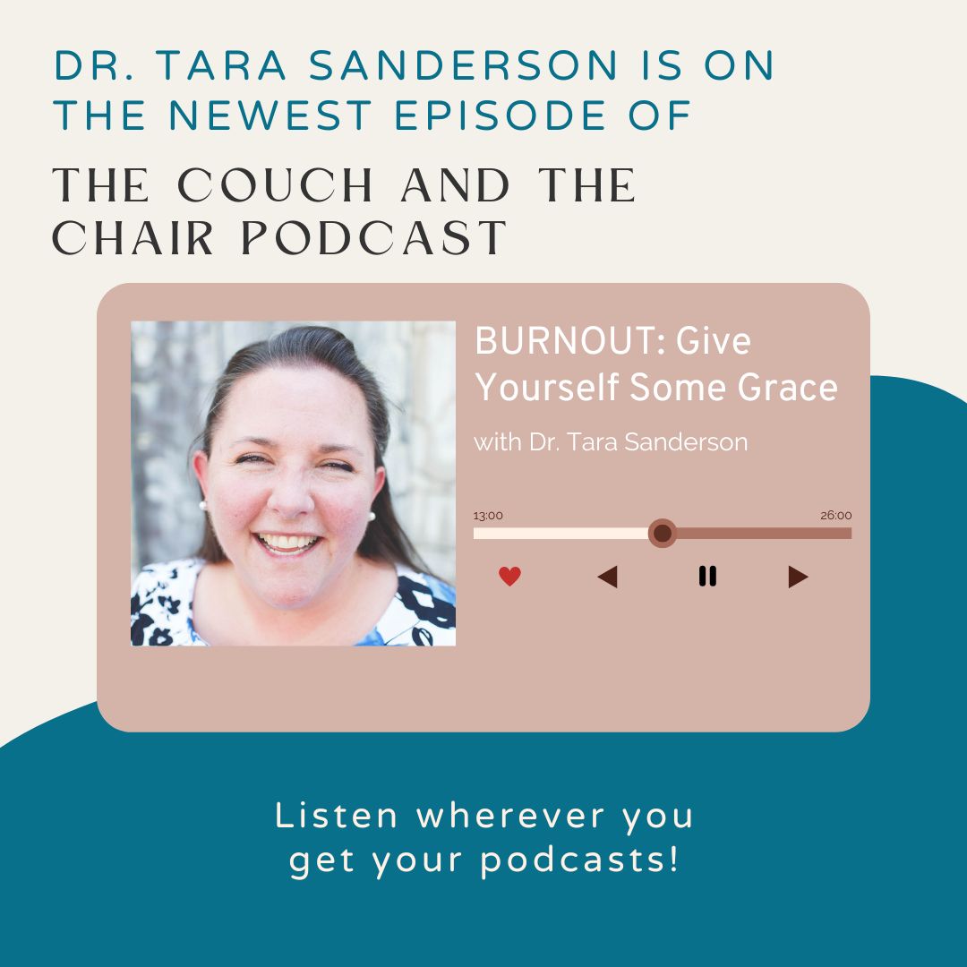 Have you listened to the episode of The Couch and The Chair that I was on? We talk about what burnout is, how to stay mindful in the middle of burnout, and how to be truly self compassionate.