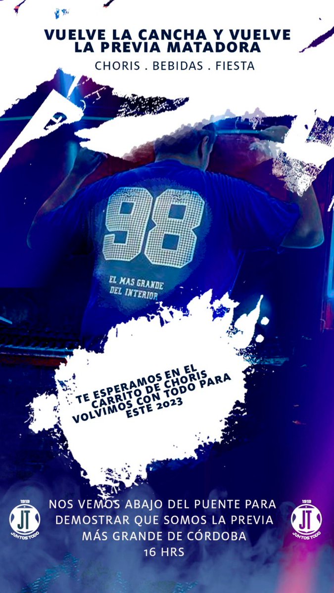 Te esperamos en la mejor previa 

¡¡Jueguee Tallereees!! 💙