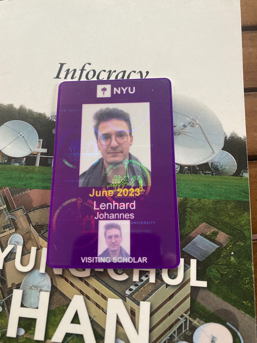 Slightly belatedly -- but I'm here now <a href="/nyu_ipk/">IPK</a> to escape the meetings of London and have a very boring routine again, writing my book (and reading). 

Hit me up if you are in NYC; I will need some coffee regularly roaming the streets of downtown NYC.