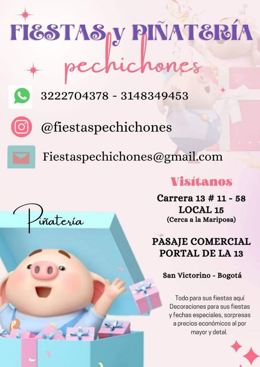 AndreT_Perez's tweet photo. COMPARTIR: Hola!! 💕 Paso a pedirles un favor especial, si no te molesta compartir esta imagen en tus redes sociales 🙏 a ver si se nos activan las ventas, quedó muy agradecida contigo y tu ayuda 🙌🏼🫶🏽💕
Recuerden que a este mundo vinimos ayudarnos todos 🎊 https://t.co/NhoxFzB6B9