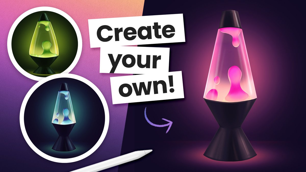 gvdesignstudio's tweet photo. New tutorial on YouTube! Learn how to draw and animate a groovy lava lamp 😎 https://t.co/pHs4ac74Sg
#procreate #digitalart https://t.co/LNKqRdatrk