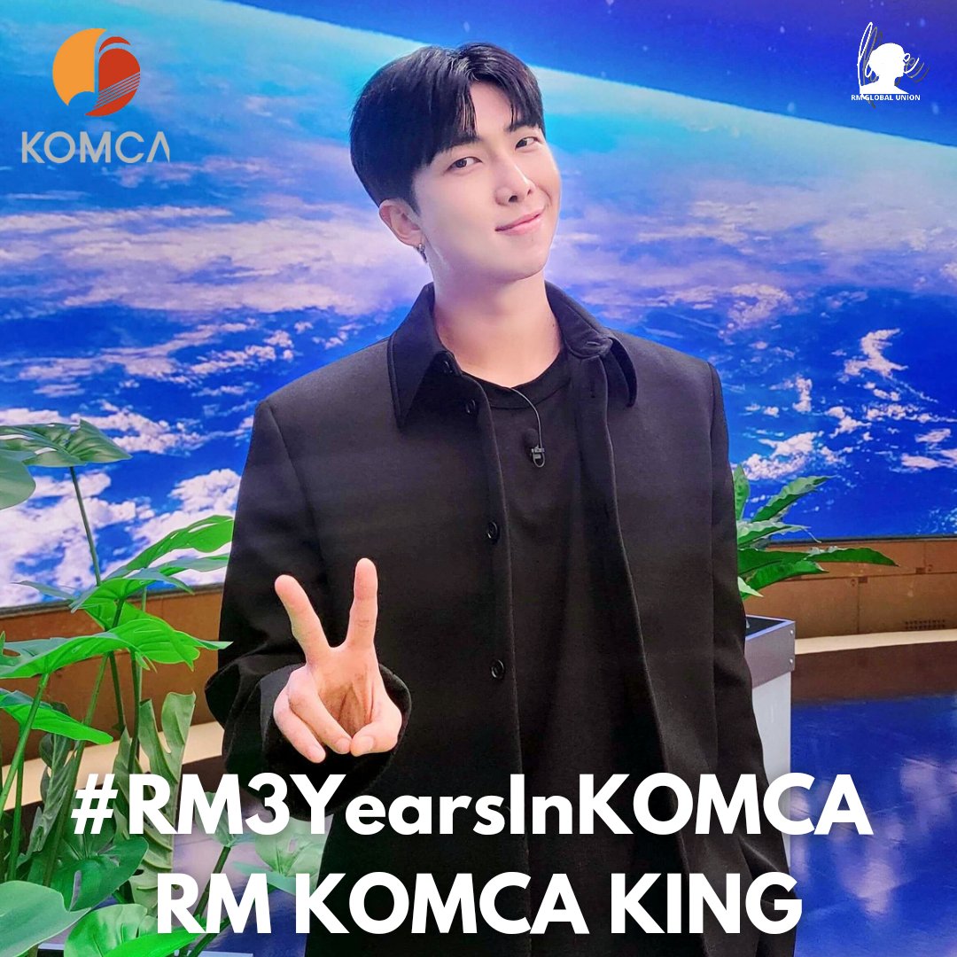 RMGlobalUnion's tweet photo. Three years ago, RM (&amp; Hobi!) joined Yoongi as full fledged members of KOMCA (Korea Music Copyright Association). To form part, they needed to register as junior members for at least 3 years &amp; also be selected/approved by a board of directors!

RM KOMCA KING

#RM3YearsInKOMCA https://t.co/nXNclSS0PK