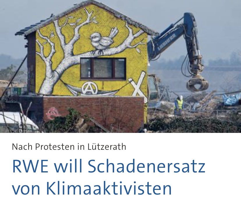 Für einen Konzern dessen Emissionen pro Jahr Klimaschäden in Höhe von mehr als 80 Milliarden Euro verursachen ist das eine lustige Forderung.