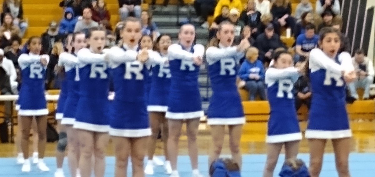West, Reuther, Hart, &amp; Van Hoosen cheer squads are all competing with 18 other middle schools at Adams this morning!  Go RCS middle schools!