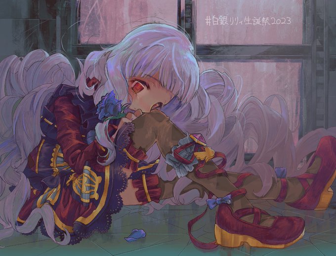 今年はルビーバードケージコーデにしました おめでとぉ #白銀リリィ生誕祭 #白銀リリィ生誕祭2023 #アイカツ 