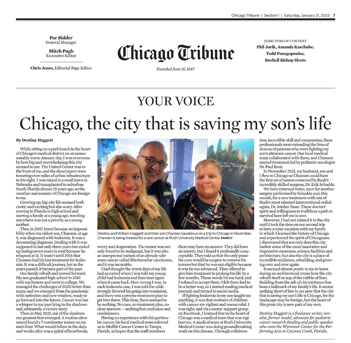 Honored to be part of the team helping this amazing young man. <a href="/VIR_RUSH/">VIR at RUSH</a> <a href="/RushCancer/">RUSH Cancer Center</a> <a href="/SIRspecialists/">Society of Interventional Radiology</a> <a href="/SIO_Central/">SIO</a> 

chicagotribune.com/opinion/commen…