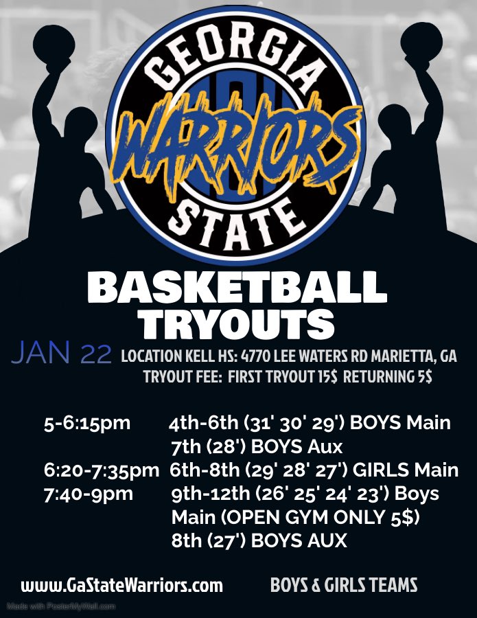 GreaterThan Academy (@warriors2026_) on Twitter photo Come join the Georgia State Warrior family!
<a href="/KyleSandy355/">Kyle Sandy</a> @BracketSage <a href="/DrKrisWatkins/">Dr. Kris Watkins</a> <a href="/OntheRadarHoops/">Shun Williams</a> <a href="/ngshoops/">NGS HOOPS</a> Come join the Georgia State Warrior family!
<a href="/KyleSandy355/">Kyle Sandy</a> @BracketSage <a href="/DrKrisWatkins/">Dr. Kris Watkins</a> <a href="/OntheRadarHoops/">Shun Williams</a> <a href="/ngshoops/">NGS HOOPS</a>