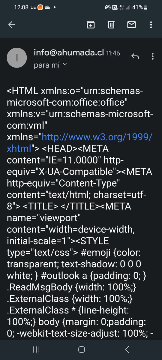 MauricioZ__'s tweet photo. @farma_ahumada reinventando la forma de enviar html por correo. https://t.co/zMdWJymAX0