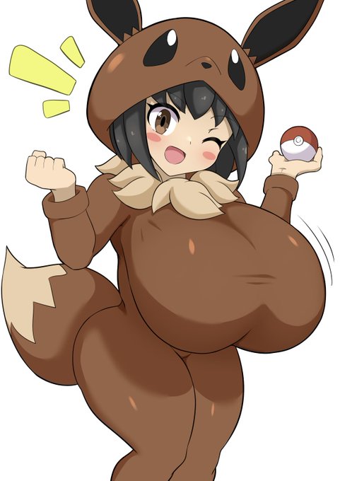 お胸が大きなポケモンごっこちゃん 