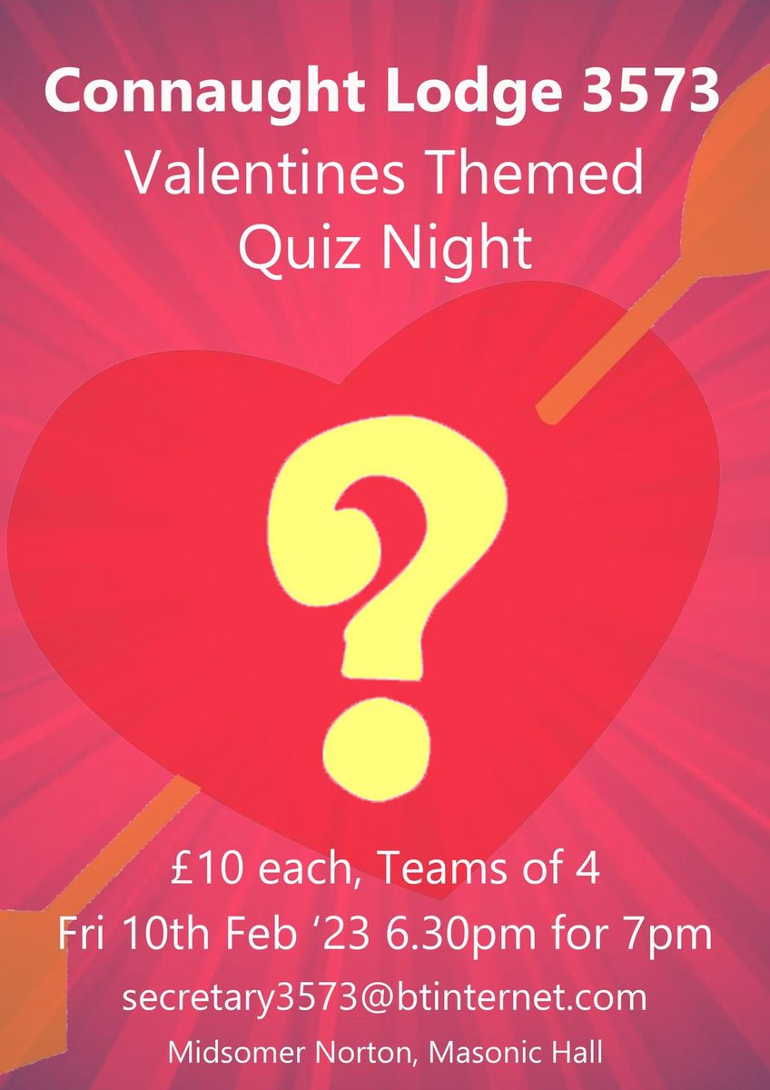 Book now for a fun evening <a href="/PGLSomerset/">Somerset Freemasons</a> <a href="/SomersetMasons/">Somerset Provincial Mark Master Masons</a>