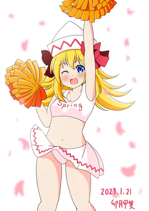 春をお届け #リリーホワイト #東方project #東方 #touhou 