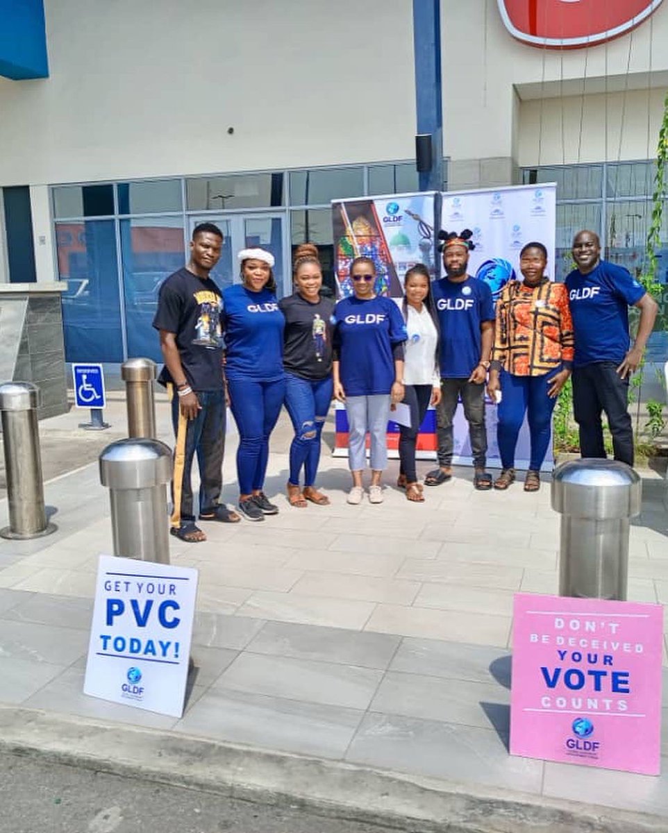 gldf_nigeria's tweet photo. GLDF PVC DRIVE: Views from @circlemall today; thanks to the management. 🙏
Encouraging shoppers to get their PVC and vote !
Thanks to our team and volunteers in making it a success.
PVC collection closes Sunday 29th 2023.
#getyourpvctoday #gldfpvcdrive #yourvotecounts https://t.co/uCiJvKk9jp
