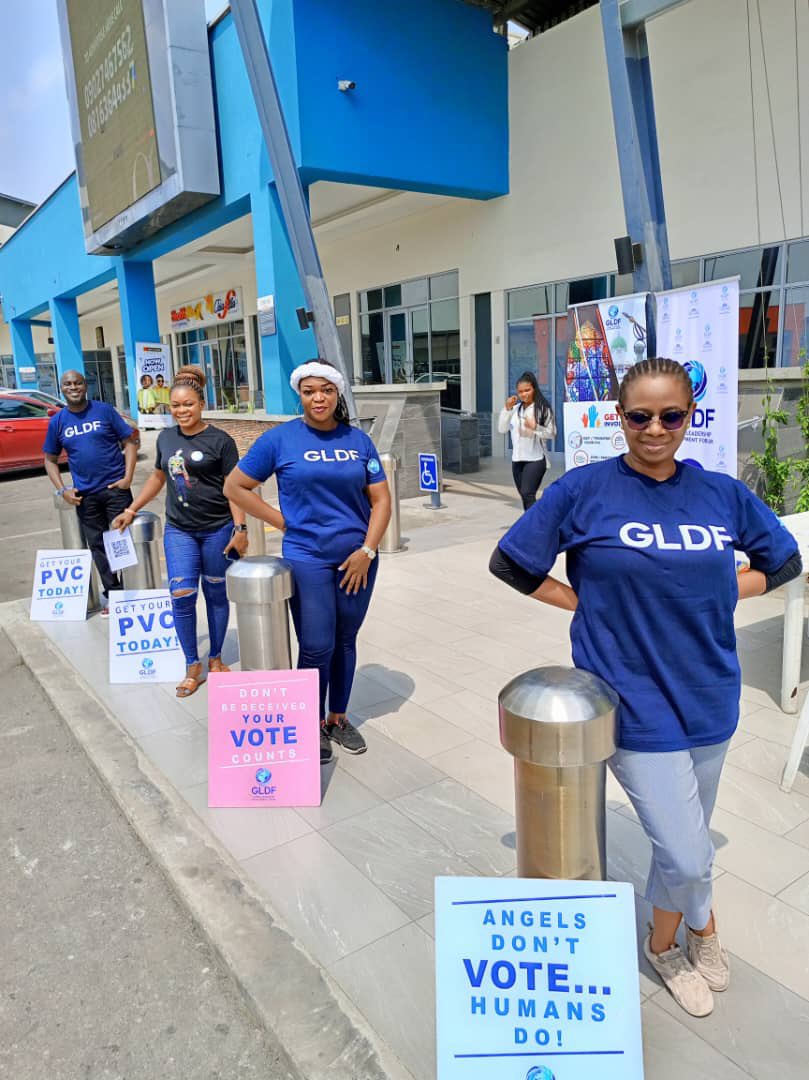 gldf_nigeria's tweet photo. GLDF PVC DRIVE: Views from @circlemall today; thanks to the management. 🙏
Encouraging shoppers to get their PVC and vote !
Thanks to our team and volunteers in making it a success.
PVC collection closes Sunday 29th 2023.
#getyourpvctoday #gldfpvcdrive #yourvotecounts https://t.co/uCiJvKk9jp