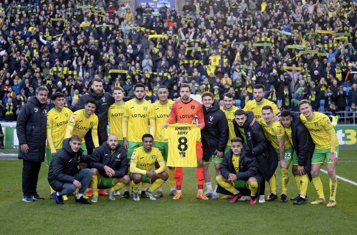 Amber’s Army ♥️🕊️ <a href="/NorwichCityFC/">Norwich City FC</a>