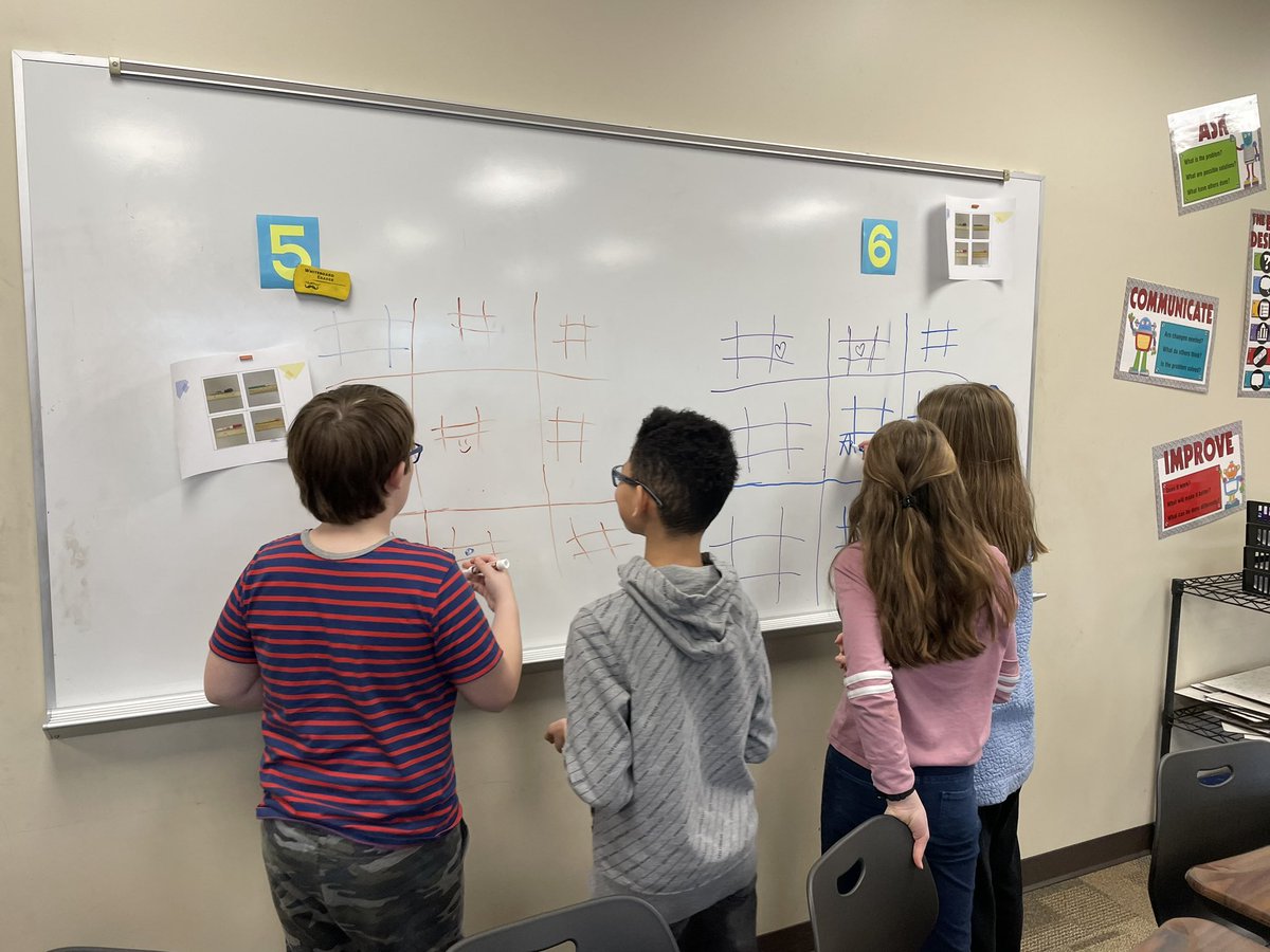 Ended the week with ultimate tic-tac-toe! Students practiced critical thinking, strategy and problem solving while having fun! <a href="/HJHPanthers/">HIJH Panthers</a> @thinkingclssrms