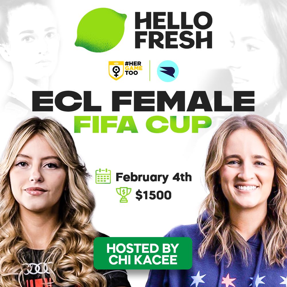 🚨Announcement!🚨
We are bringing the largest female fifa schedule in the coming months!
-Kicks off with our first online event Sat 4th Feb
-2nd event March 25th
-1st ever Global Female LAN held in London. 10 places up for grabs and top 2 for each event qualify!

Register below!