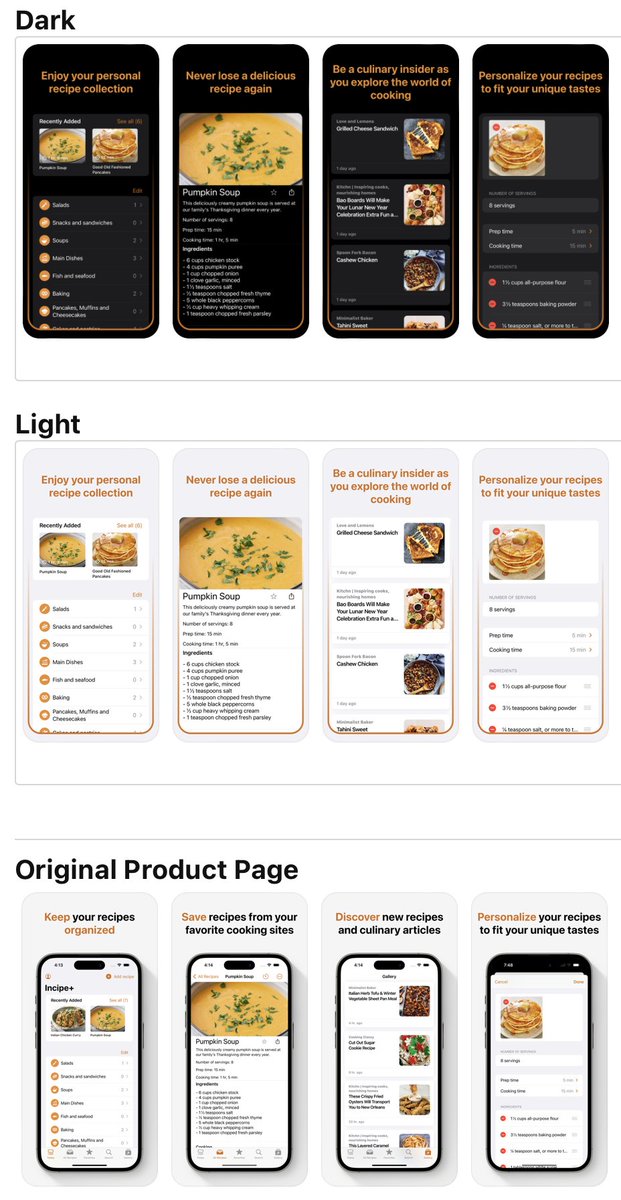 Yesterday I started App Store Product Page Optimization screenshots A/B test. It's too early to say anything, but the numbers are promising. #buildinpublic #indiedev #iosdev