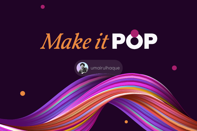 umairulhaque's tweet image. Did your client ever say that it's flat and boring, please make it pop? The article in the above tweet 👆will add new magic to your design arsenal. #learntodesign #visualdesign #GraphicDesign