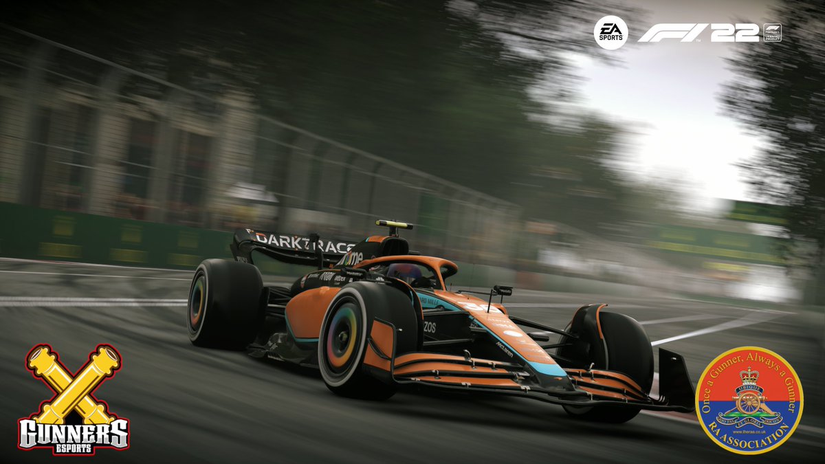 Gunner_eSports's tweet photo. Well after Round 4 of the Inter Corps F1 Championships and a disasterous start to the race in @BakuCityCircuit in the @Formula1game sees an unfortunate end for Gnr Charvanamuttu after a misguided entry out of the castle sector see's them end their race on lap 20. 1/3 https://t.co/2odpuSIGKO