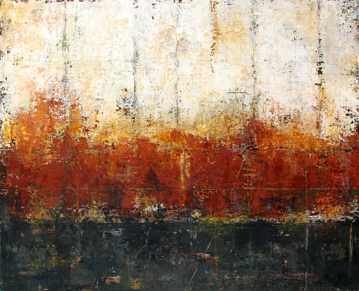 Fire of Andor
Patricia Oblack.
#abstractlandscape #painting 
#originalart  #abstactart