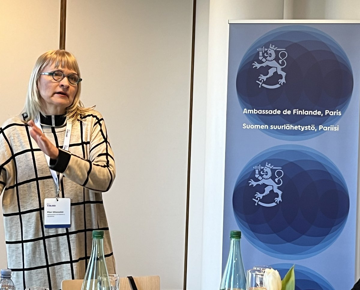 AKuivalainen's tweet photo. Great 2 and half days with @BusinessFinland #health #tech delegation led by Ambassador @PSillanaukee in Paris, France.
Pitching, listening, learning about opportunities in the market.
🇫🇮🇫🇷

Thanks all participated!

@predicell 

#futureproofcare https://t.co/D6KdHmtAfj