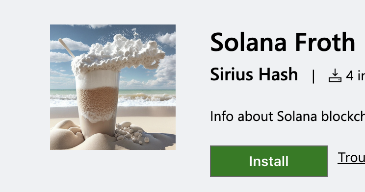 Froth Solana tweet media