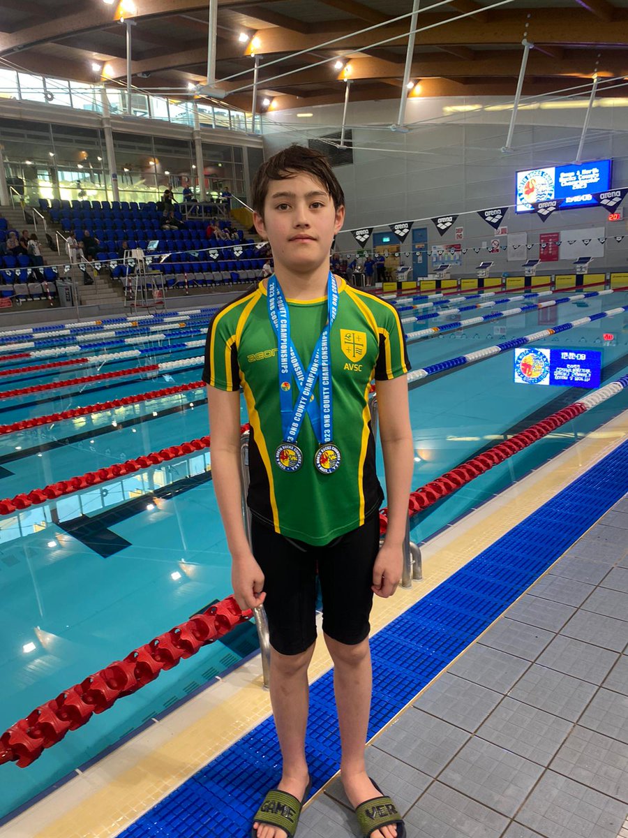AVSCswimming's tweet photo. Another medal for Satoshi Gold in the 400IM following his FS this morning. Many congratulations!
Results
Girls 400FS
Top 8:
Katie W 4th
Boys 400IM
Satoshi B 1st
Top 8:
Can T 4th
Gabriel W 5th
Ralph A 7th
Great racing #TeamAVSC π₯π«π₯ https://t.co/Jsl7Cuy54O